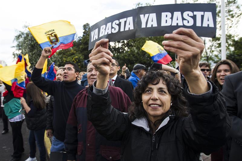 Así se vivieron las manifestaciones contra la Ley de Impuesto a la Herencia
