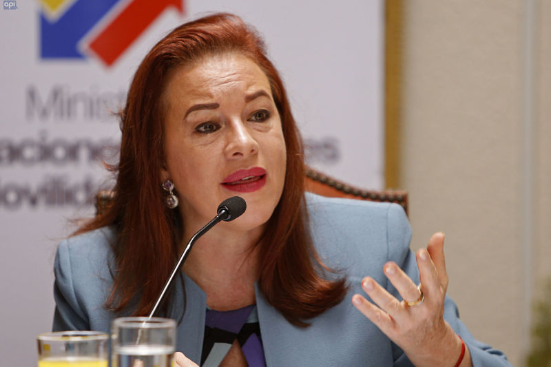 Espinosa, la canciller que quieren llevar a juicio político
