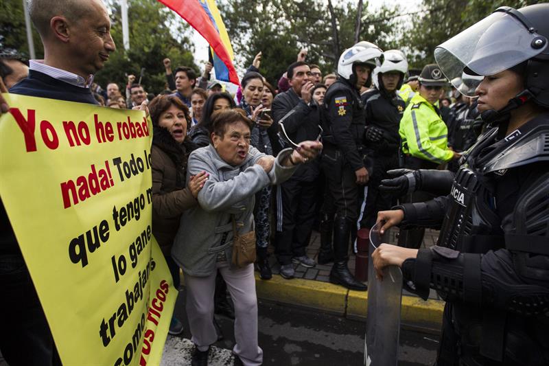 Así se vivieron las manifestaciones contra la Ley de Impuesto a la Herencia