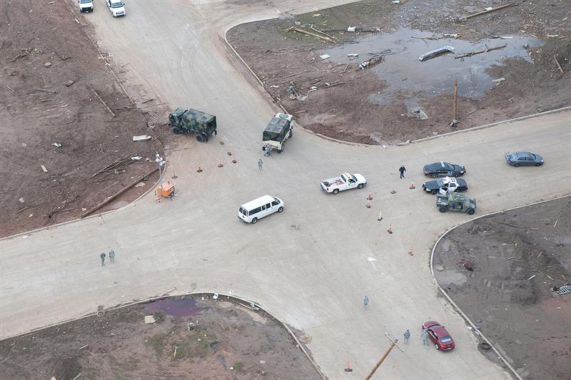 Tornado de Oklahoma arrasó todo lo que estaba a su paso