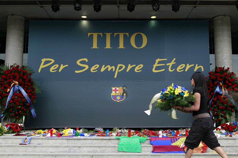 El FC Barcelona decreta tres días de luto por la muerte de Vilanova