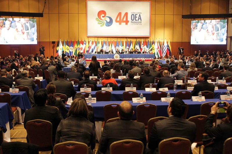 Se inicia la sesión plenaria de la Asamblea General de la OEA