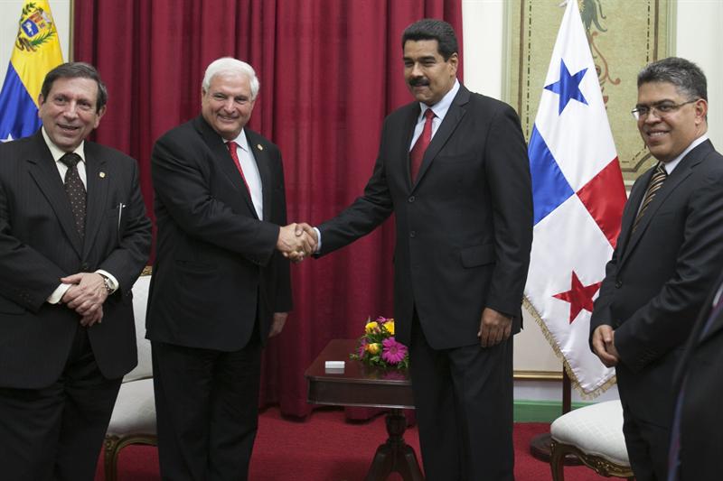 El presidente de Panamá llega a Venezuela a intentar cobrar