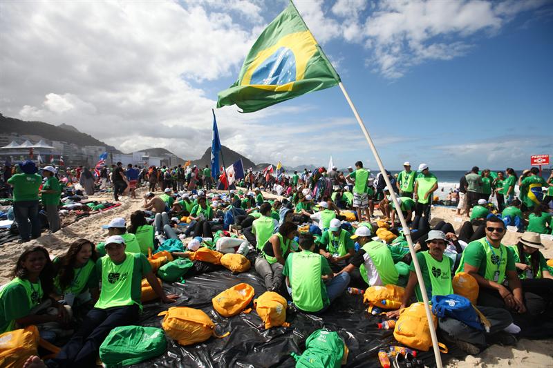 Flujo turístico en Río de Janeiro por JMJ se convierte en récord para Brasil