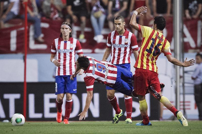 Atlético de Madrid y Barcelona empatan en primer partido de la Supercopa