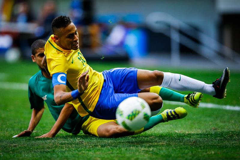 Brasil y Neymar quedan debiendo en el inicio del fútbol olímpico