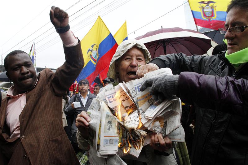 Continúa audiencia de casación en caso contra diario El Universo