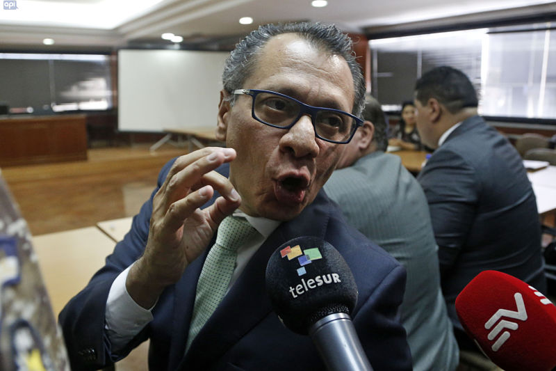 Corte Nacional notificó sentencia que niega apelación a Glas