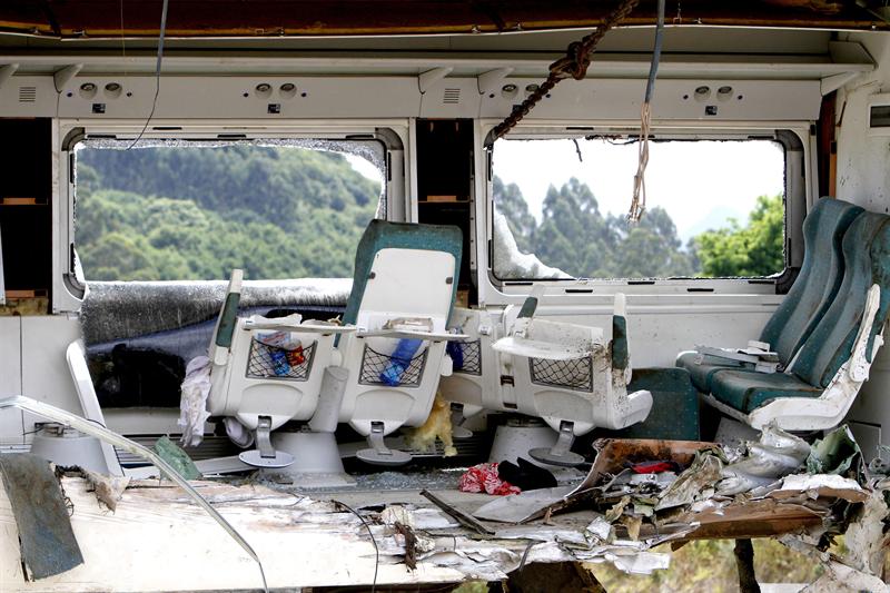 Video muestra accidente de tren en España que dejó 78 muertos