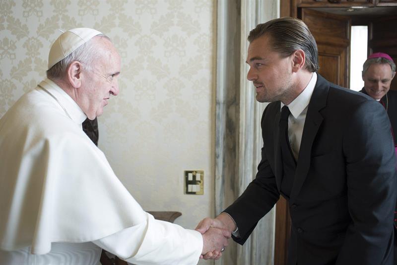 El papa Francisco y Leonardo Di Caprio se juntaron para hablar del ambiente