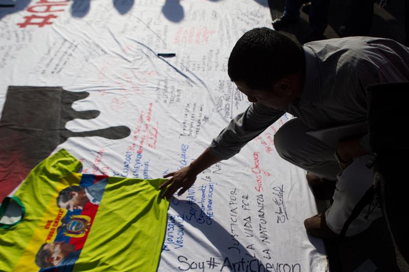 Afectados lanzaron mensaje de protesta en el Día Mundial AntiChevron