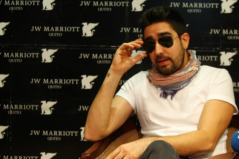 Alex Ubago celebra 13 años de carrera en Quito con La Oreja de Van Gogh