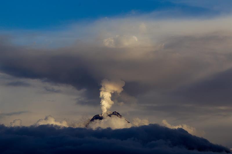 Se registró caída de ceniza del Tungurahua durante el fin de semana