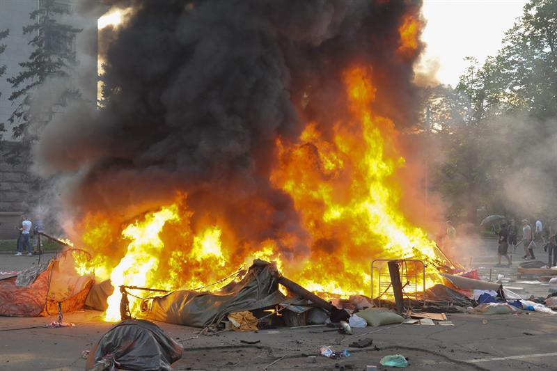 Rusia acusa a Ucrania de &quot;tener las manos manchadas de sangre&quot;