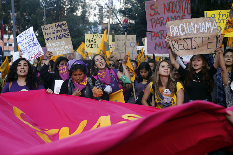 Marcha reclama seguridad para mujeres en Ecuador