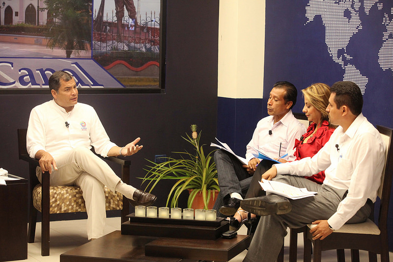 Correa sobre campaña de la Secom: Creo que es totalmente legítima