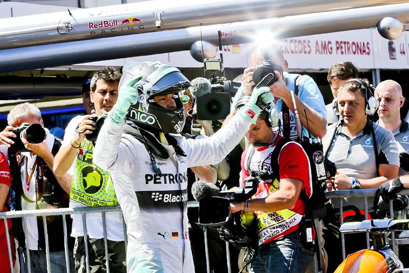Nico Rosberg (Mercedes) saldrá primero en el GP de Mónaco