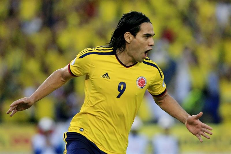 Colombia derrotó 2-0 a Perú con goles de Falcao y Gutiérrez