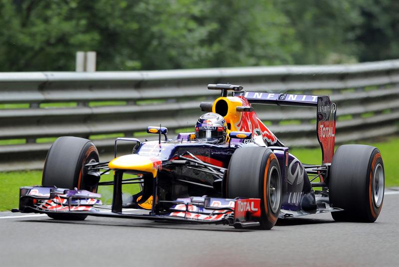 Vettel, el más rápido en la segunda sesión de Bélgica