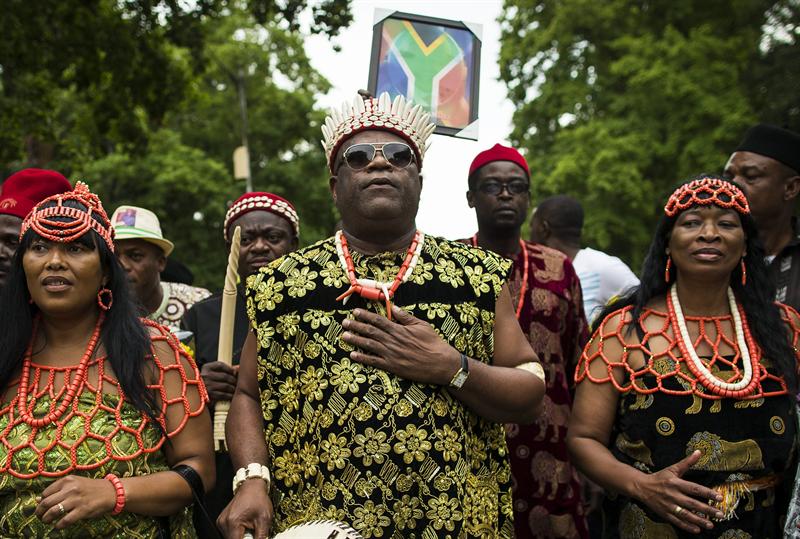 Funeral de Nelson Mandela, uno de los más miltitudinarios de la historia