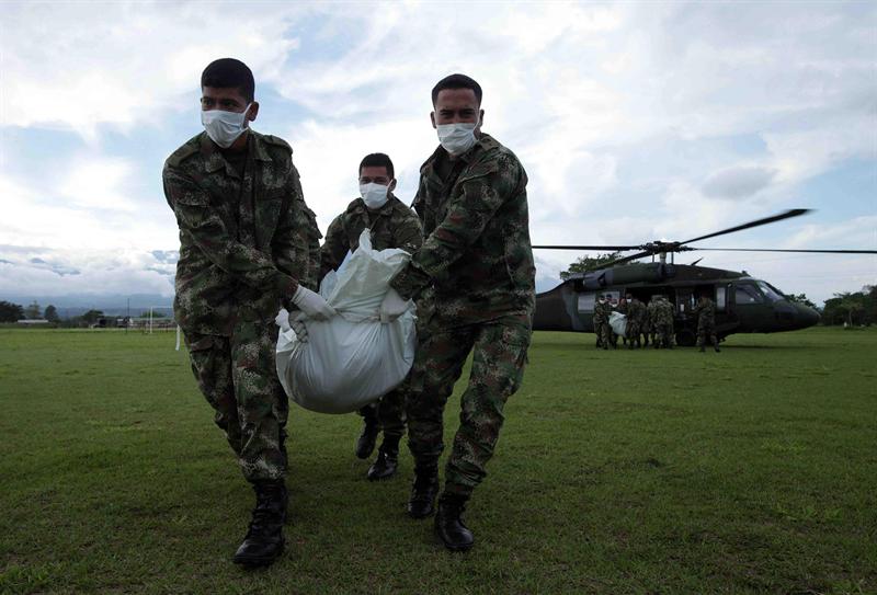 Mueren 10 guerrilleros en un operativo militar en Colombia