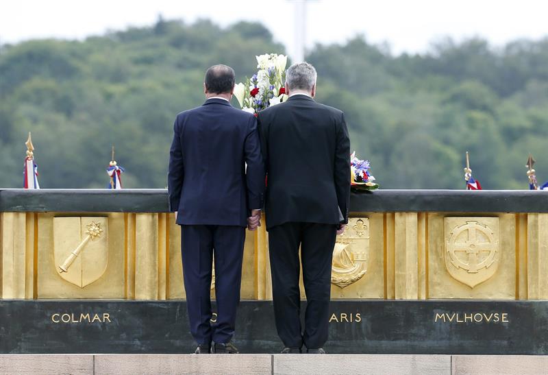 Alemania y Francia celebran el centenario de la Primera Guerra Mundial y reconciliación