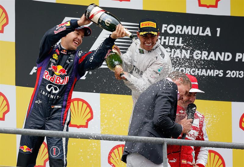 Sebastian Vettel gana el Gran Premio de Bélgica, con Alonso segundo