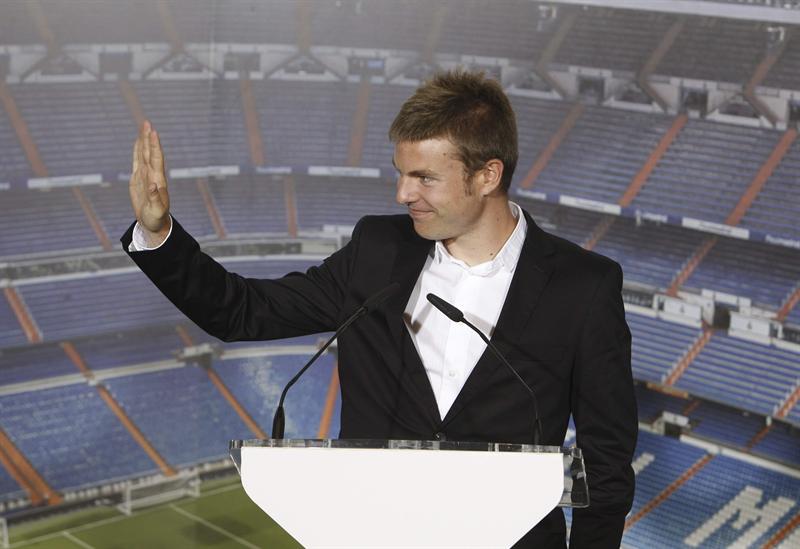 Illarramendi salió al césped del Bernabeu