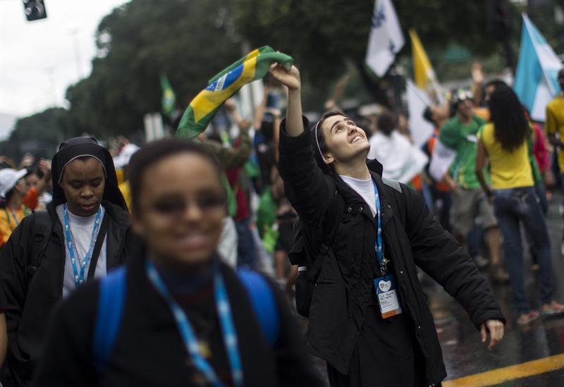 Flujo turístico en Río de Janeiro por JMJ se convierte en récord para Brasil