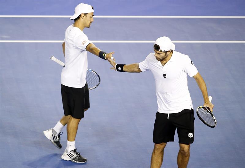 Los italianos Fognini y Bolelli ganan el dobles en Australia