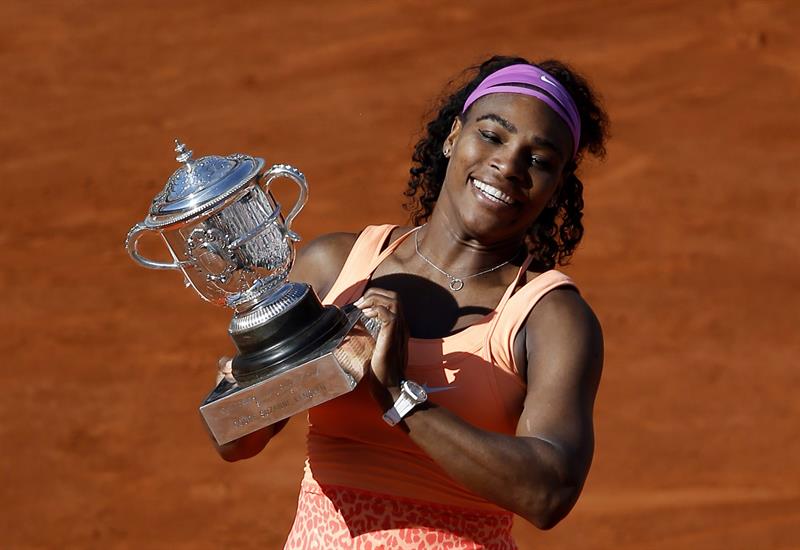 Serena Williams conquista su tercer Roland Garros