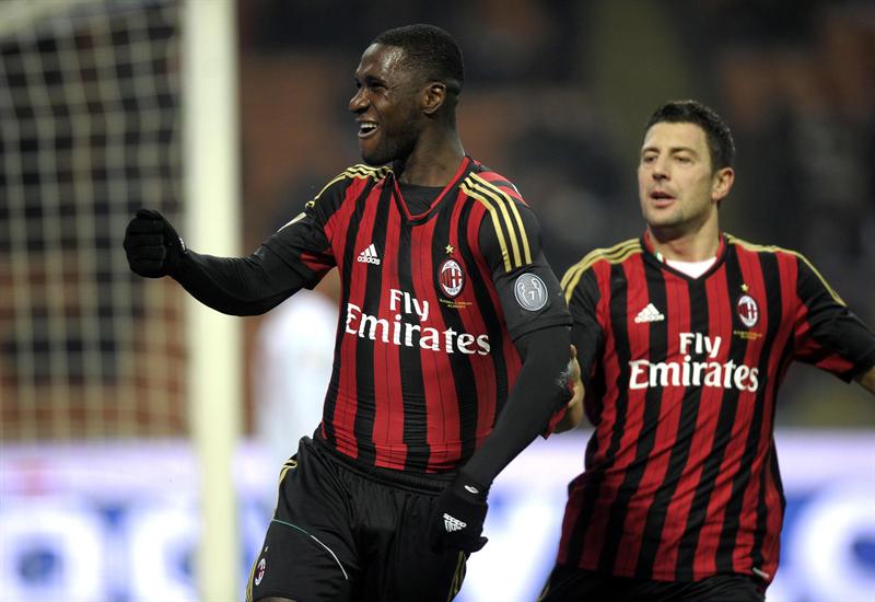 Muntari salva al Milán y aleja a la Roma del liderato