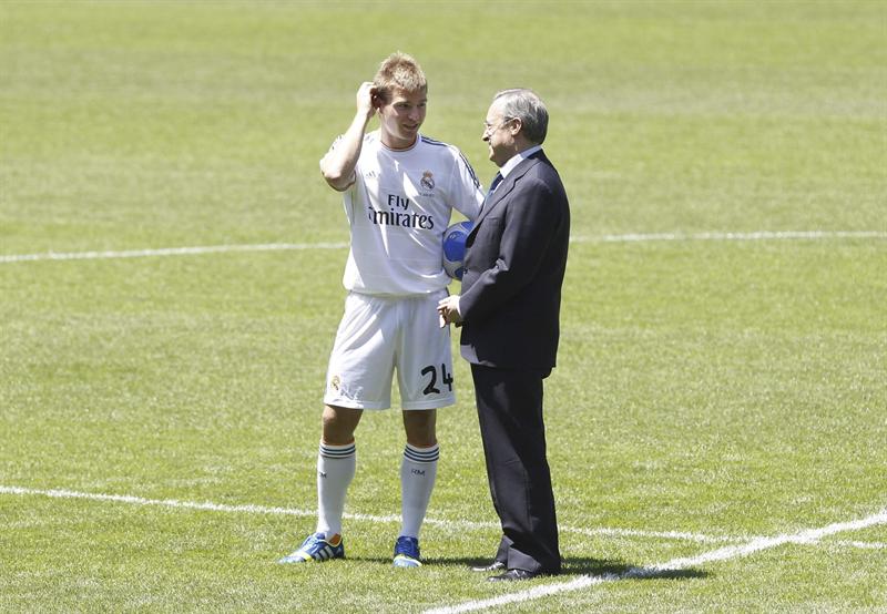 Illarramendi salió al césped del Bernabeu