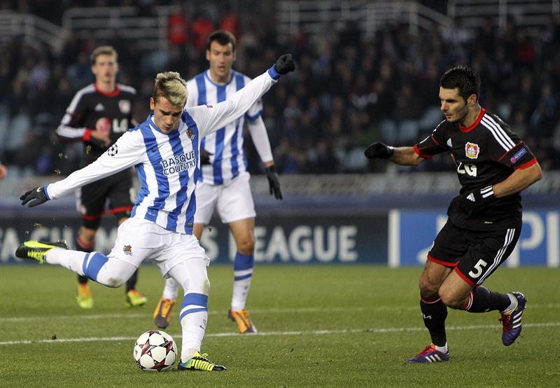 La Real Sociedad se despidió con una derrota ante el Bayer Leverkusen