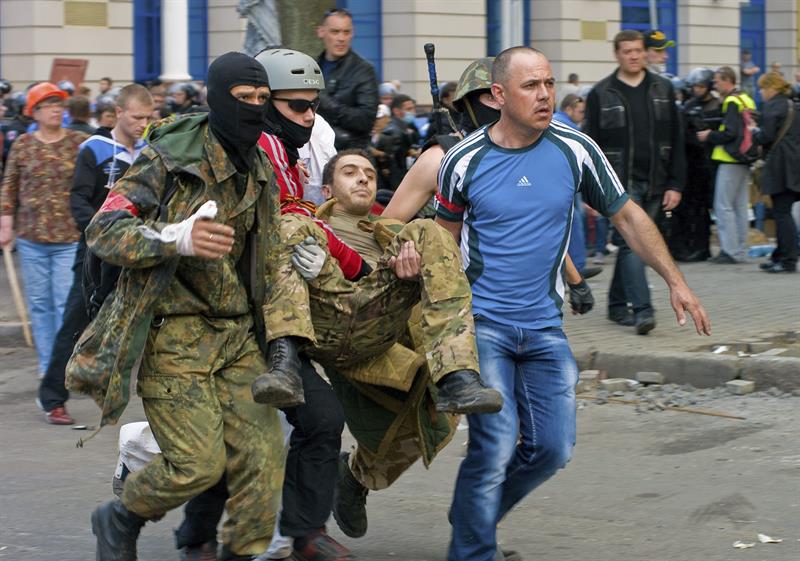 Rusia acusa a Ucrania de &quot;tener las manos manchadas de sangre&quot;