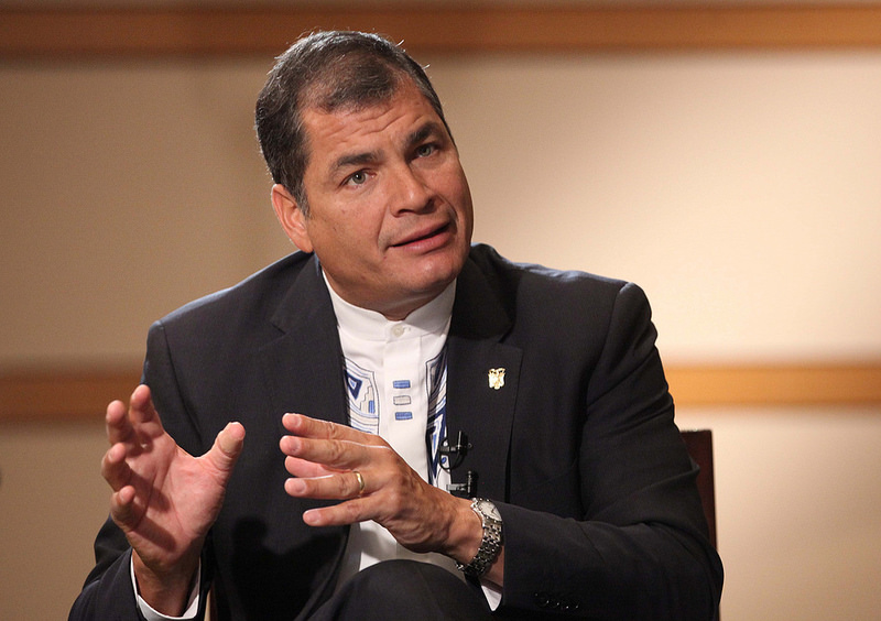 Presidente Correa: "No puedo permitir que quieran desestabilizar al Gobierno venezolano"