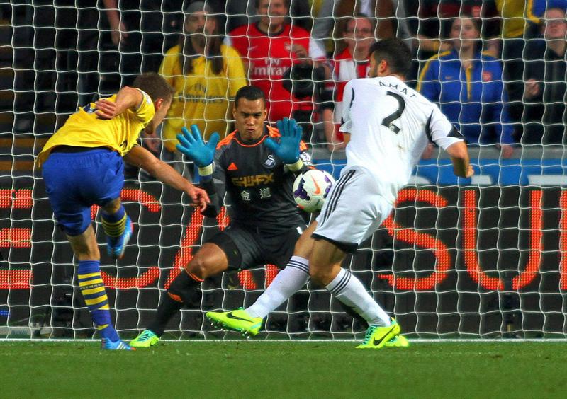 Otro famoso que muere después de un gol de Aaron Ramsey