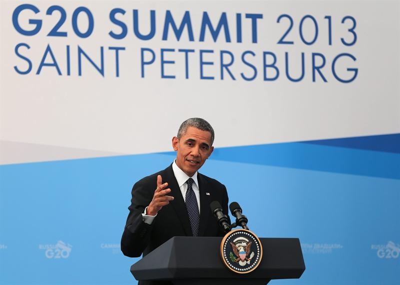 Obama no consiguió apoyo del G20 para atacar Siria