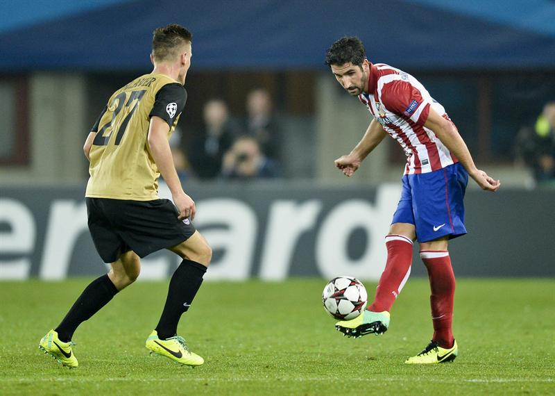 Atlético de Madrid devora al Austria con un doblete de Diego Costa