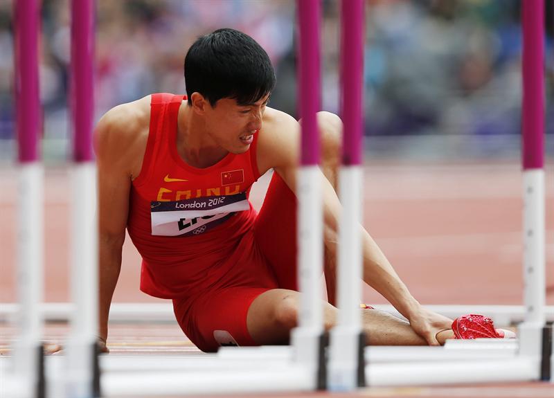 Estrella del atletismo chino tuvo una corta participación en 110 metros vallas