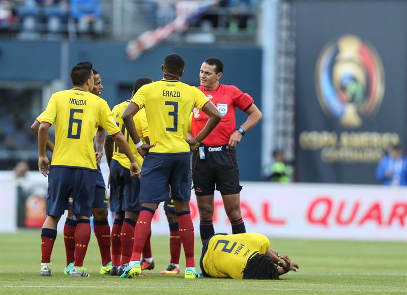 Ecuador cuesta arriba, se queda sin A.Valencia y lesionado Noboa
