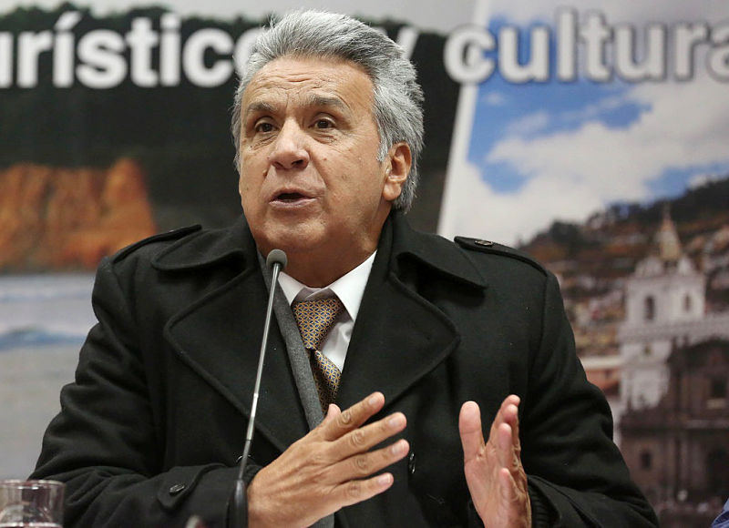 Lenín Moreno calificó de &quot;lamentable&quot; denuncia de exfuncionarios ante OEA