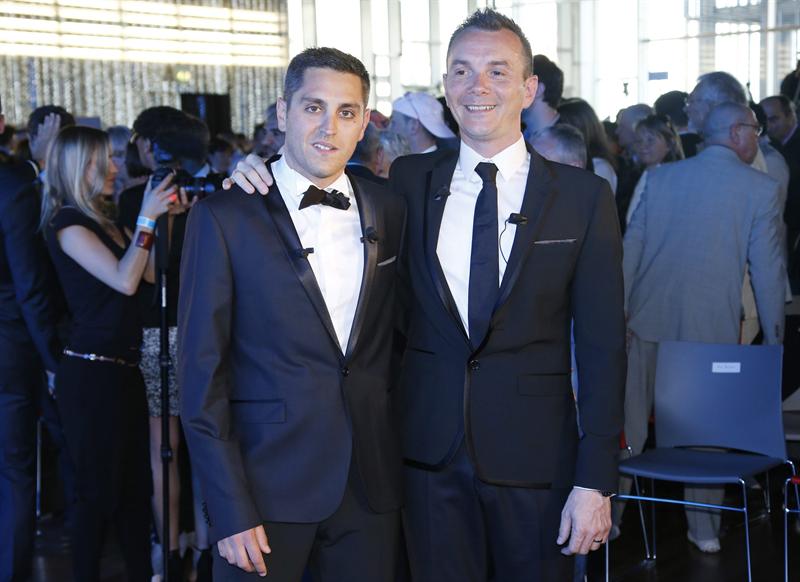 Bruno y Vincent, la primera pareja de homosexuales que se casan en Francia