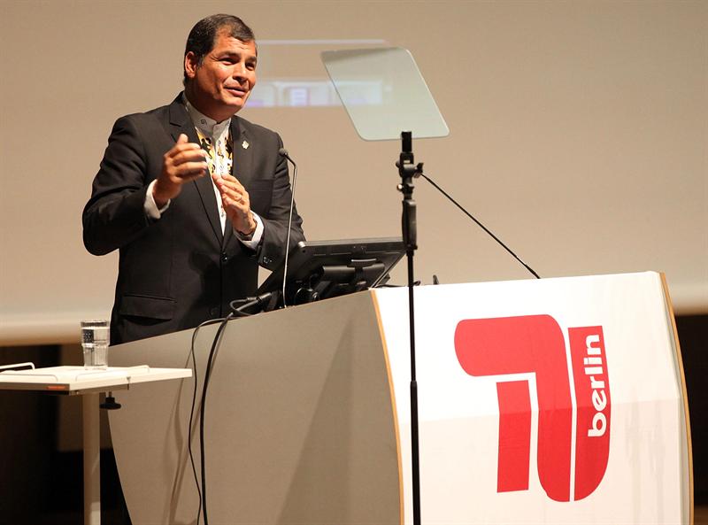 Presidente Correa cumplió su primer día de visita oficial a Alemania