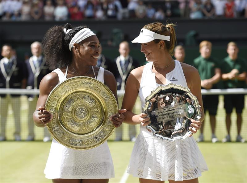 Serena Williams: &quot;Garbiñe nunca se dio por vencida&quot;