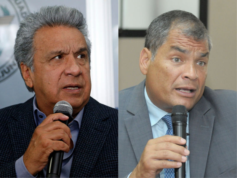 Las 10 más polémicas discrepancias entre Moreno y Correa