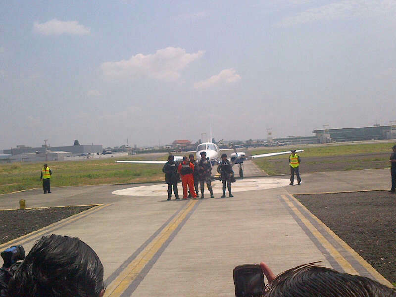 Alberto Forty llegó vía aérea a Guayaquil y será trasladado a nueva cárcel