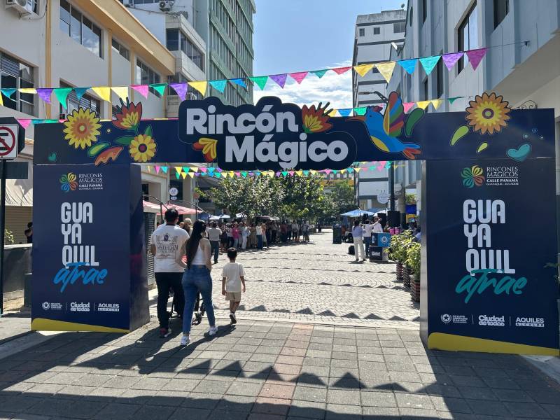 La calle Panamá es considerada un rincón mágico de Guayaquil.