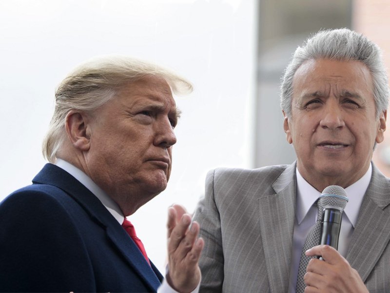 Empleo y seguridad marcarán agenda de Moreno y Trump