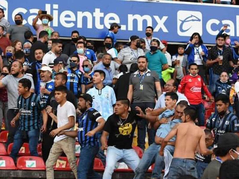 Detienen 17 presuntos implicados en los actos de violencia en el estadio de México